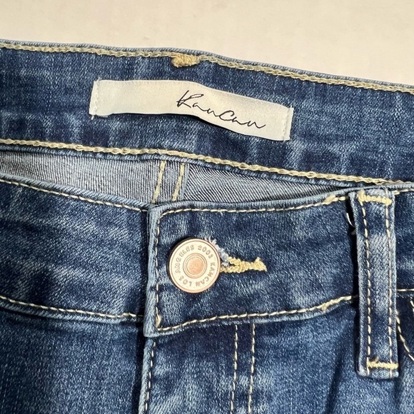 Kancan Estilo Mid Rise Skinny Blue Jeans Women size 9 - Picture 6 of 7